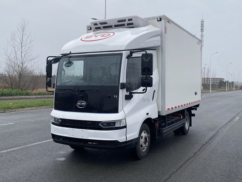 比亚迪T5EV纯电冷藏车
